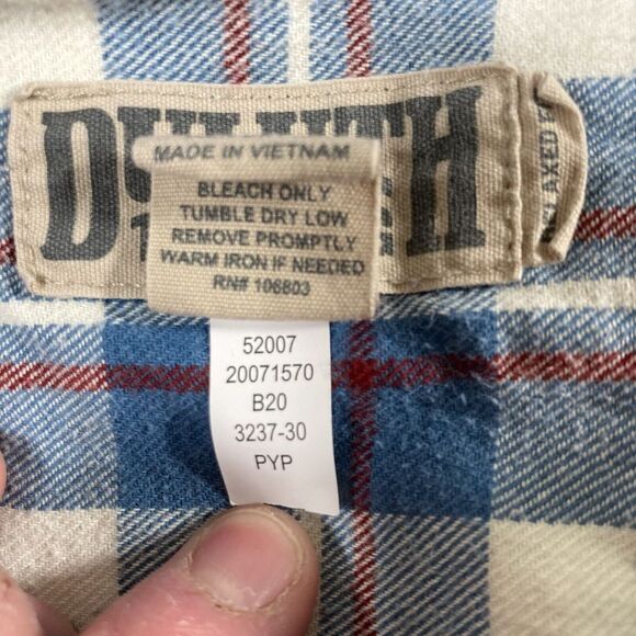 Duluth‎ Trading Shirt Flannel Shirt 4XL Plaid Free Swingin Outdoor Lumberjack - Picture 4 of 9
